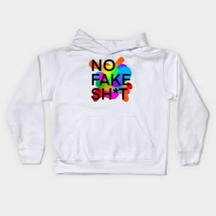 No Fake Shit Kids Hoodie